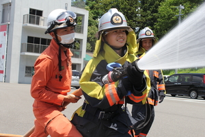 船引南中学校職場訪問学習写真①